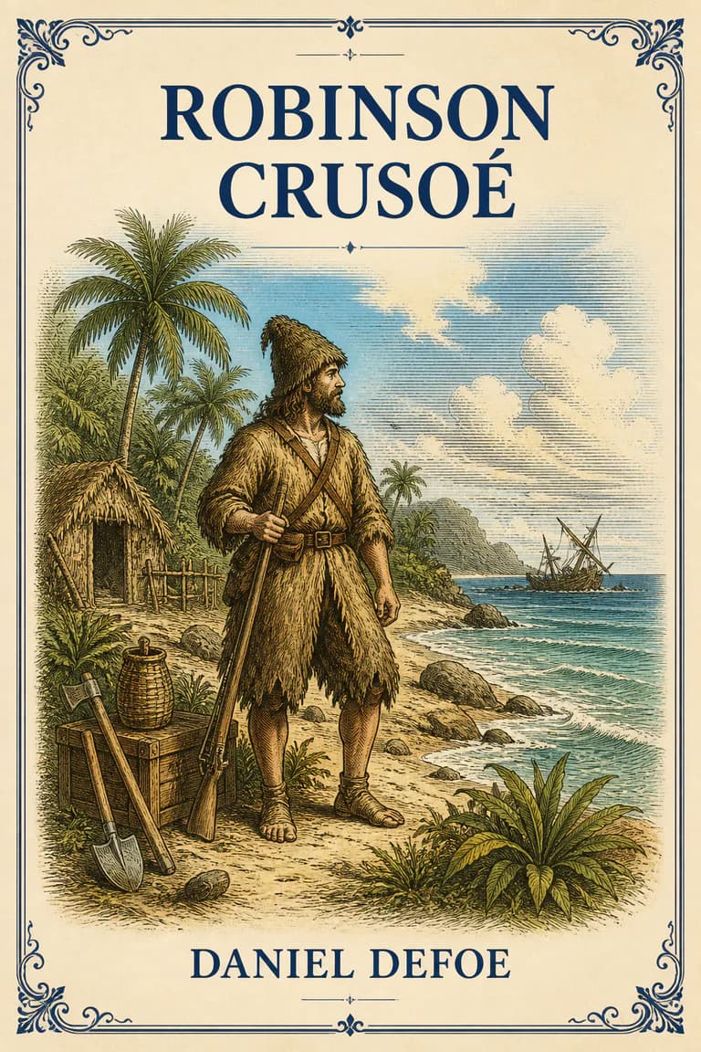Couverture de Robinson Crusoé