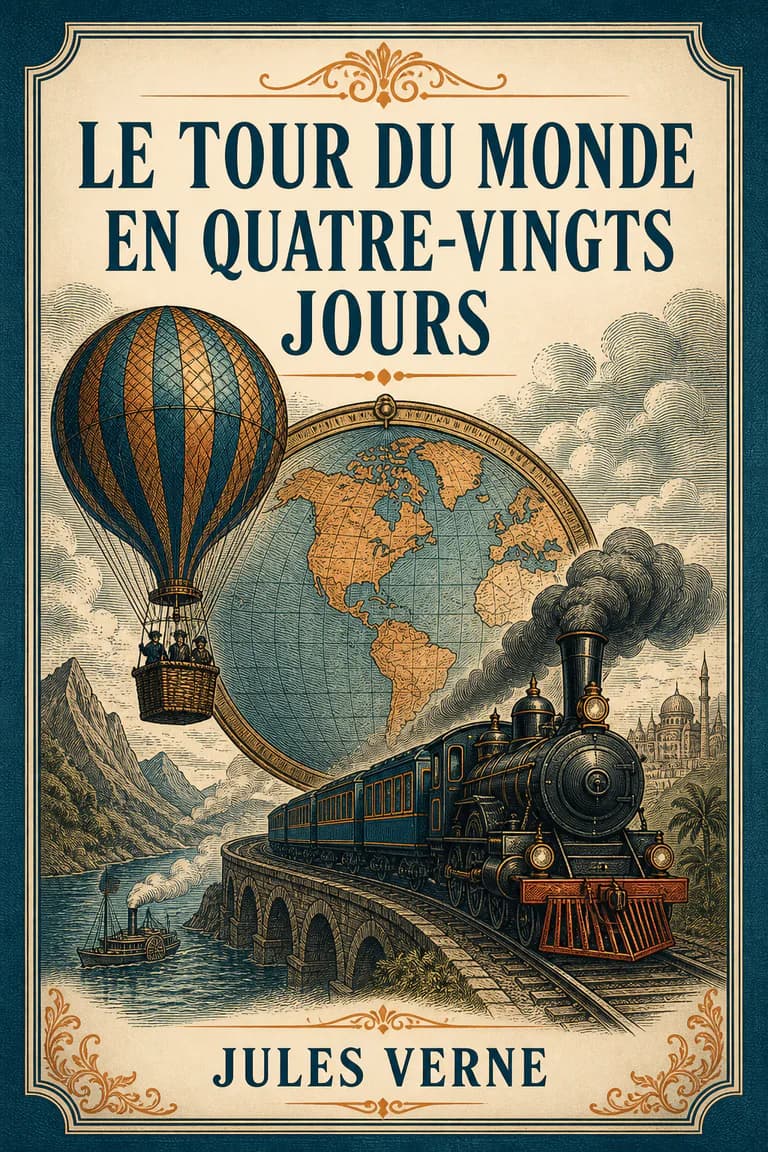 Couverture de Le Tour du monde en quatre-vingts jours