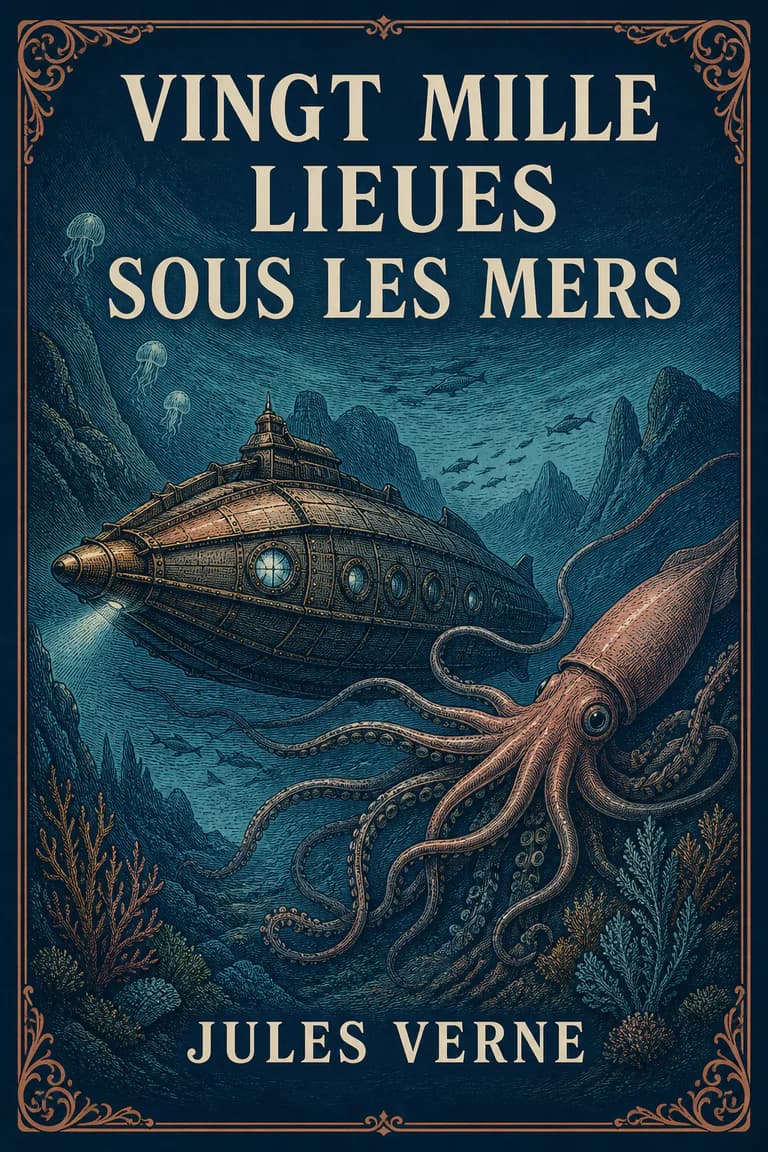 Couverture de Vingt mille lieues sous les mers