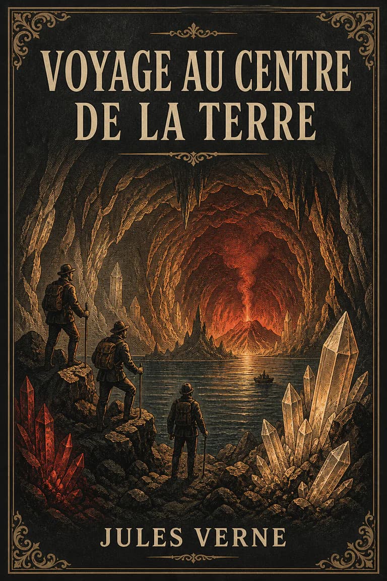 Couverture de Voyage au centre de la Terre